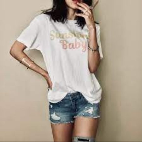 NWT Wildfox Sunshine Baby Keke tee Medium - Picture 6 of 6